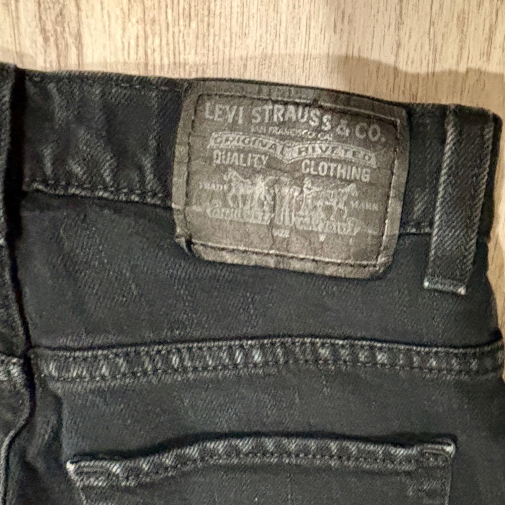 511 Levi's kids black skinny Jeans 25x25